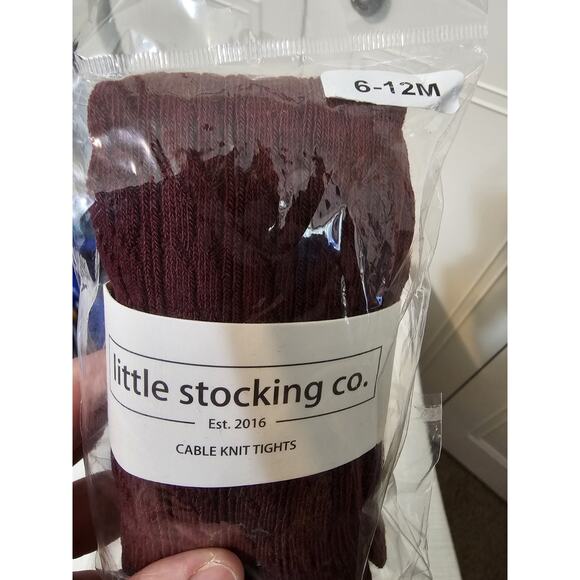 baby girl lot of 5 boutique socks tights and knee highs misc sizes - Picture 6 of 9